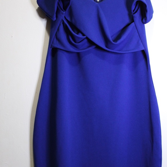 Charlotte Russe Night Blue Dress Sz XL - Picture 4 of 7